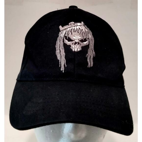 King Of The Ring Team Hat Authentic WWE Adult Adjustable Cap Cross Skull Crown - Picture 1 of 7